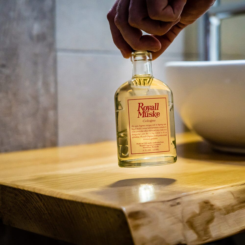Royall Muske Cologne, 4 oz Natural Spray Men's Fragrance Royall Lyme Bermuda