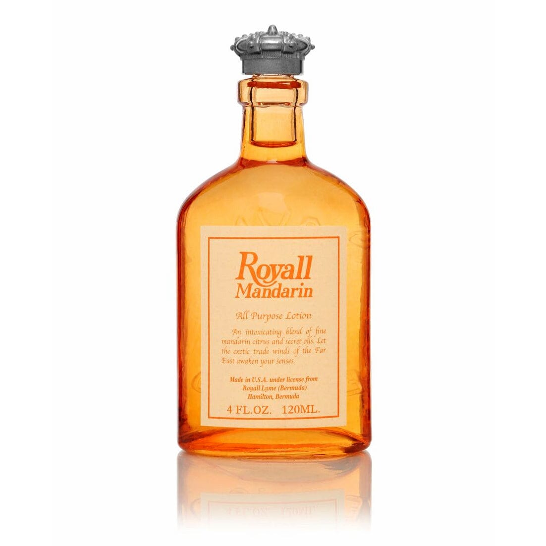 Royall Mandarin All Purpose Lotion, 4 oz Natural Spray Men's Fragrance Royall Lyme Bermuda