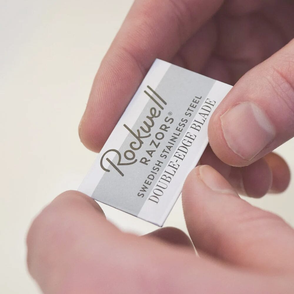 20 Rockwell Double-Edge Stainless Steel Razor Blades Razor Blades Rockwell