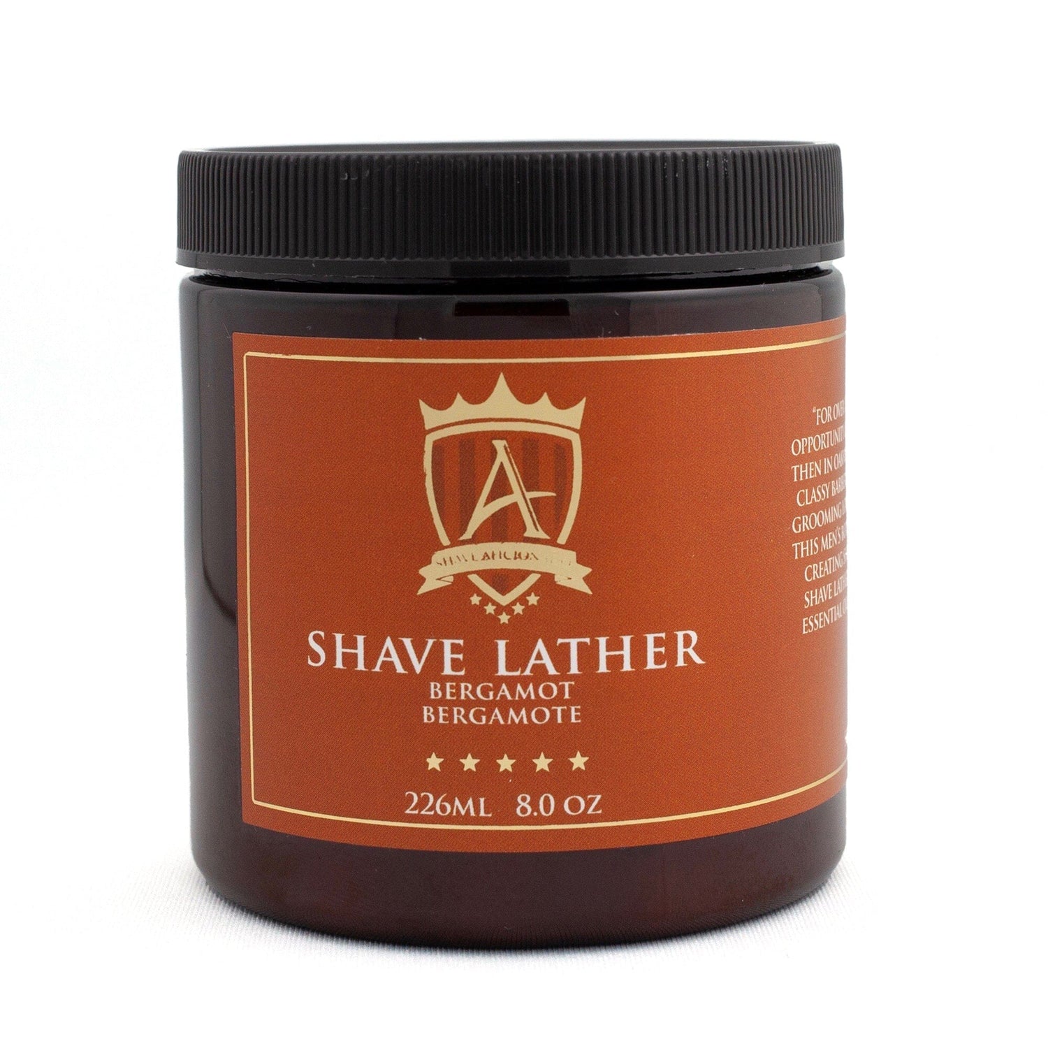 Shave Aficionado Shave Lather Shaving Cream Shave Aficionado Bergamot