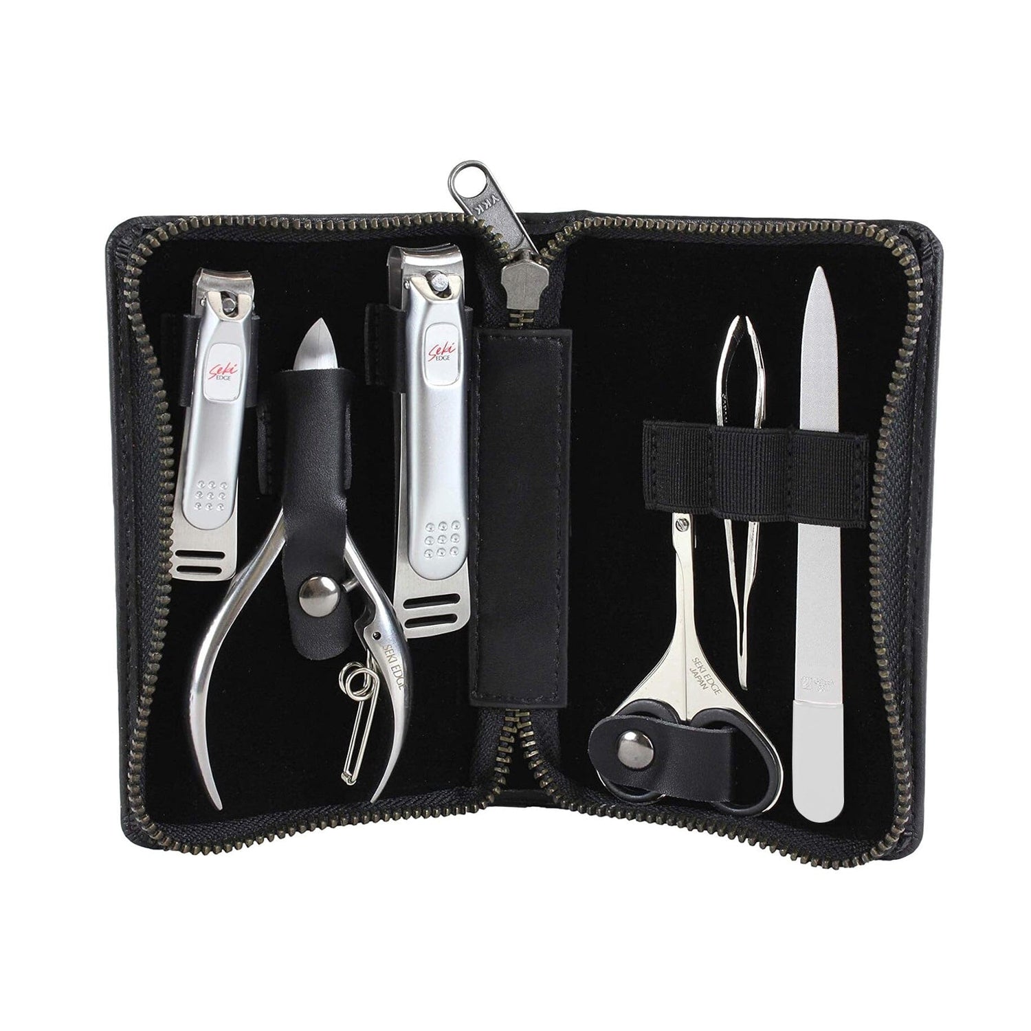 Seki Edge Craftsman 6-Piece Luxury Grooming Kit Manicure Set Seki Edge