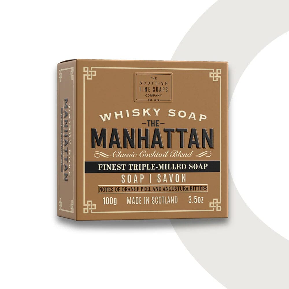 Scottish Fine Soaps Whiskey Cocktail Soap Body Soap Scottish Fine Soaps The Manhattan