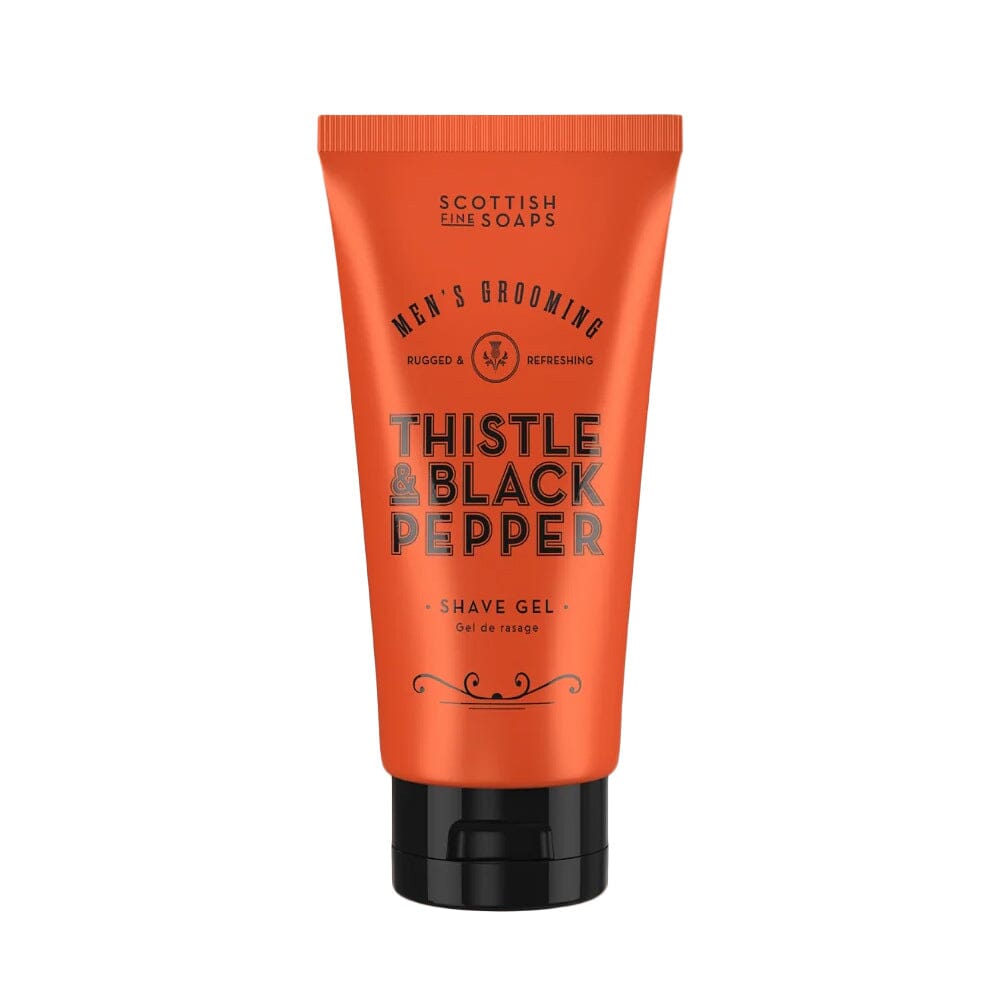 Scottish Fine Soaps Thistle & Black Pepper Shave Gel Shave Cream Scottish Fine Soaps