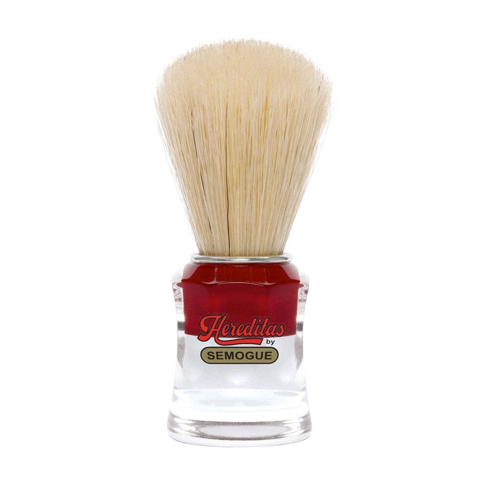 Semogue Hereditas 820 Extra Boar Shaving Brush Boar Bristles Shaving Brush Semogue Red