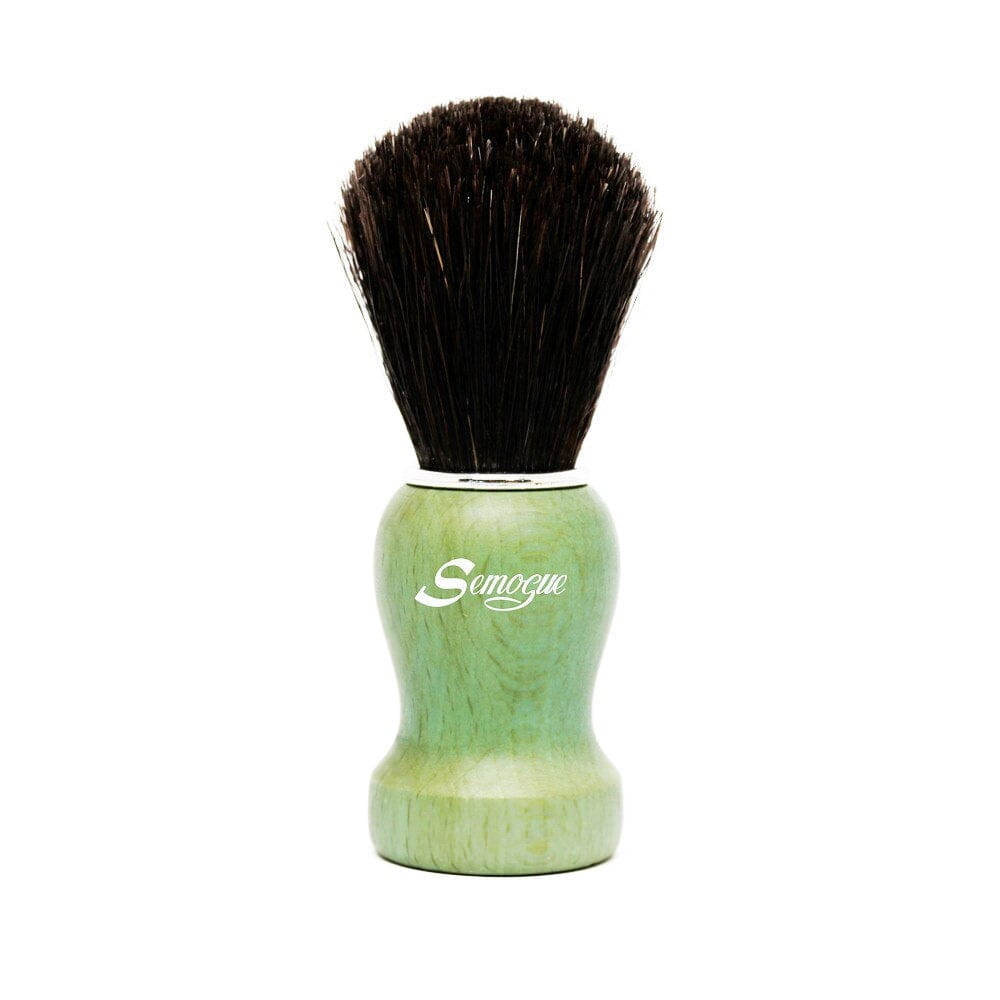 Semogue Pharos C3 Pure Black Horse Shaving Brush Shaving Brush Semogue Ocean Green