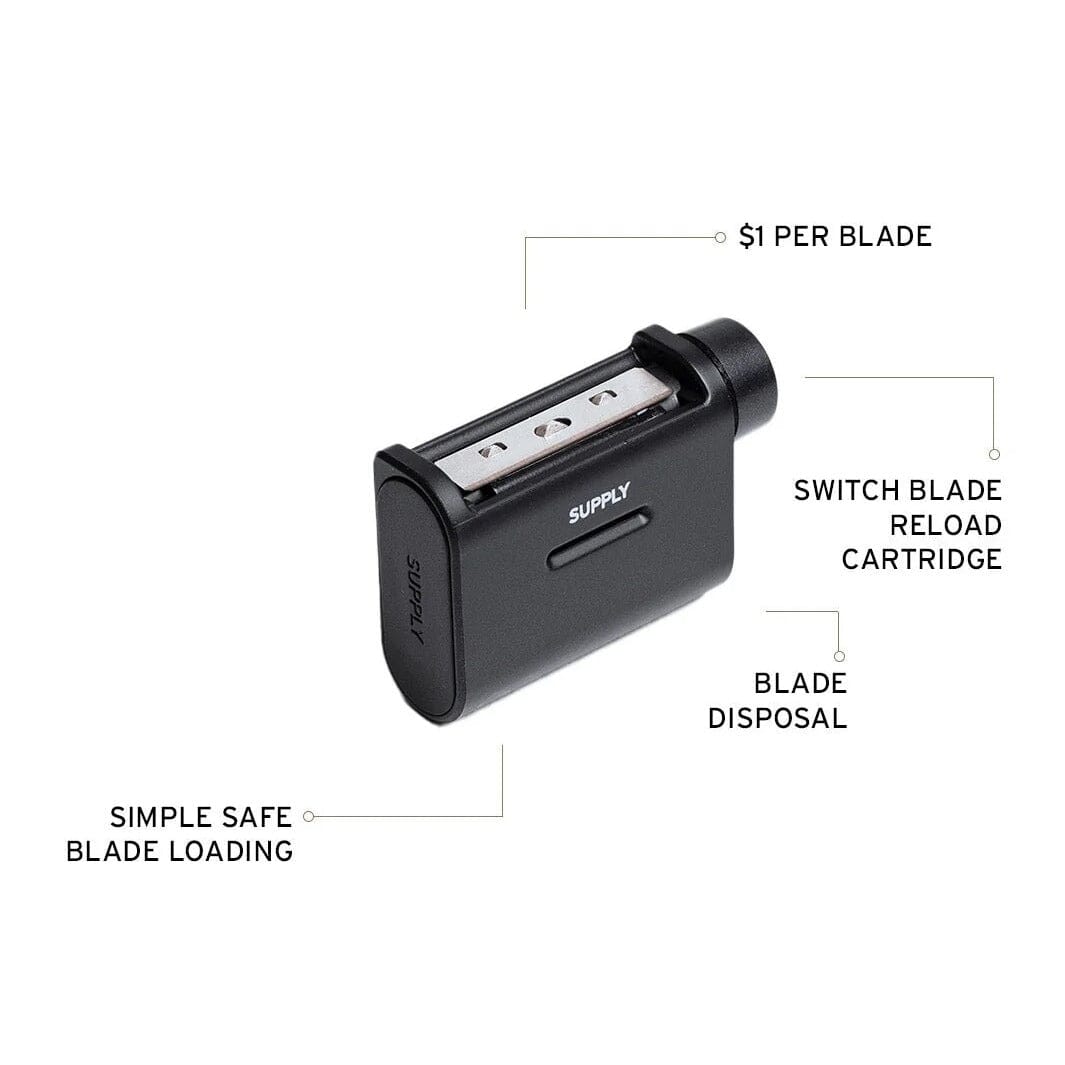 SUPPLY The Single Edge Max Cartridge Razor Blades SUPPLY