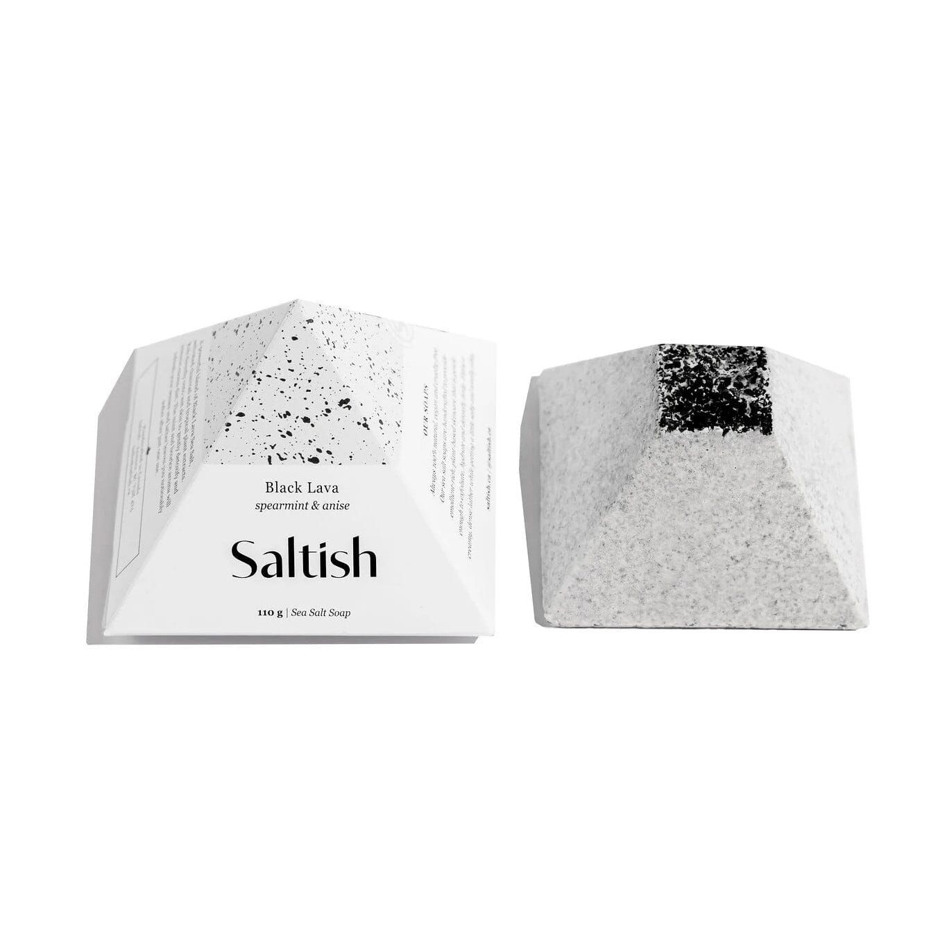 Saltish Luxury Sea Salt Soap Bar Specialty Soap Saltish Black Lava