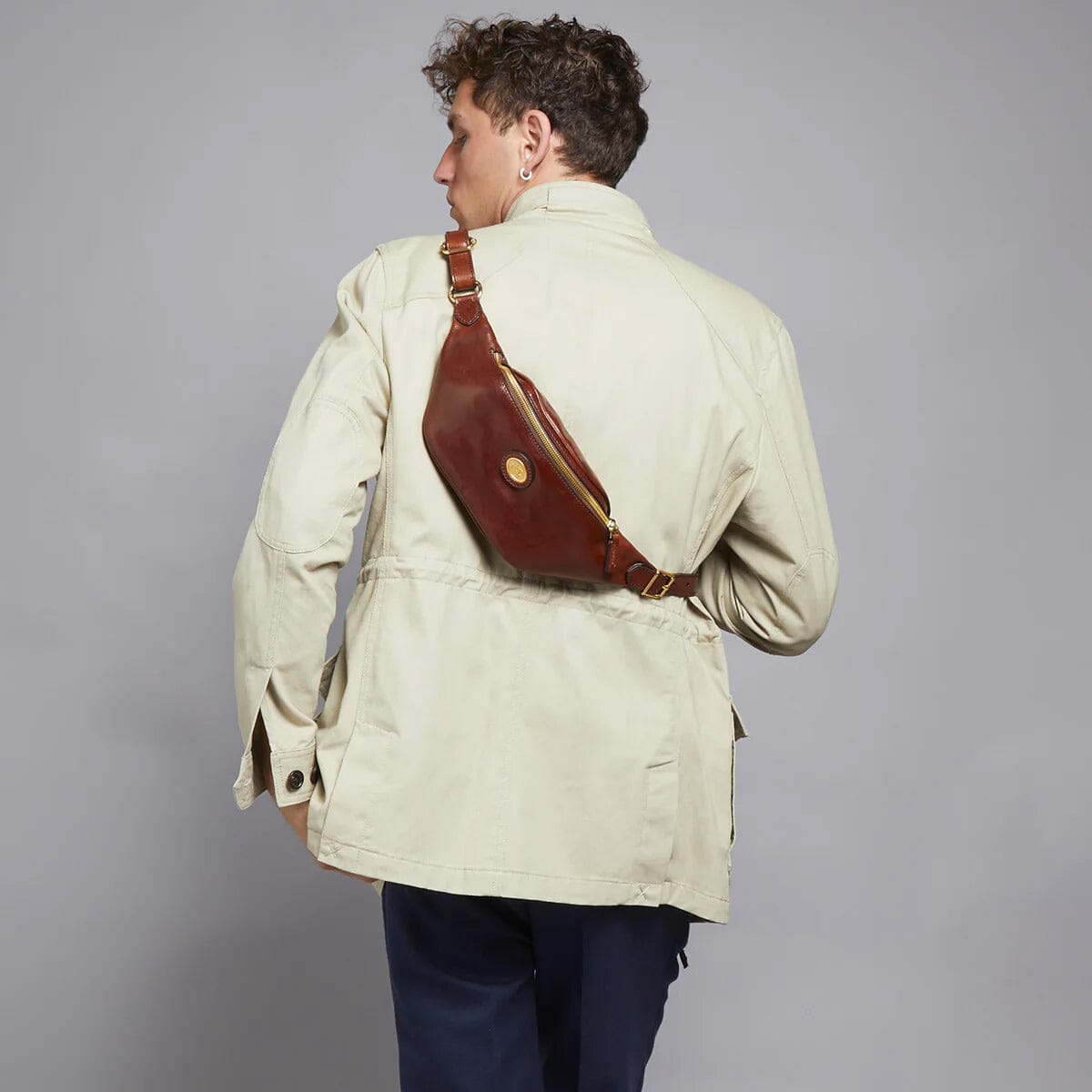 The Bridge Story Viaggio Leather Waist Pouch Leather Messenger Bag The Bridge