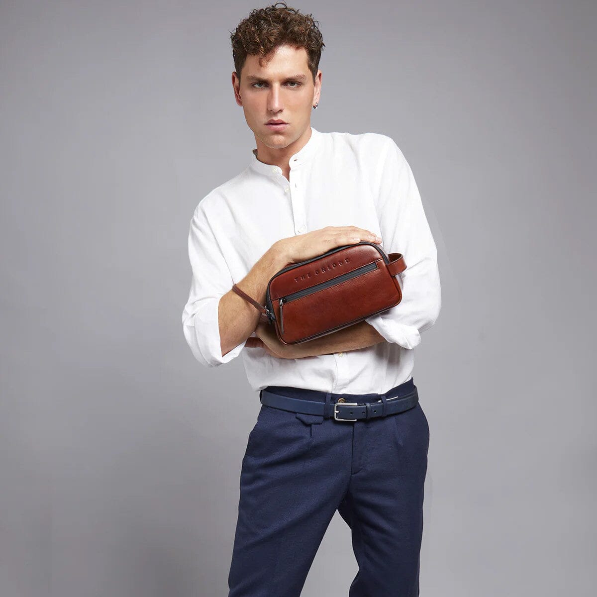 The Bridge Damiano Leather Toiletry Bag Toiletry Bag The Bridge