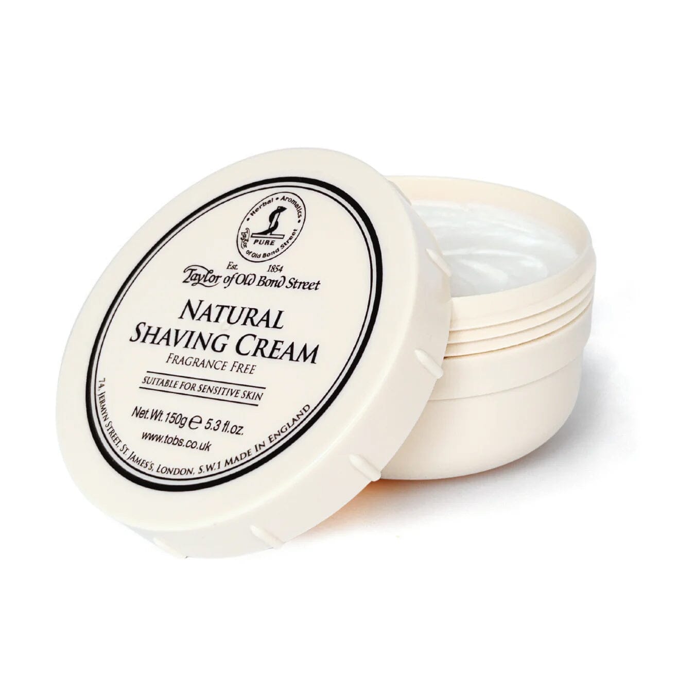 Taylor of Old Bond Street Shaving Cream Bowl, Natural Shaving Cream Taylor of Old Bond Street