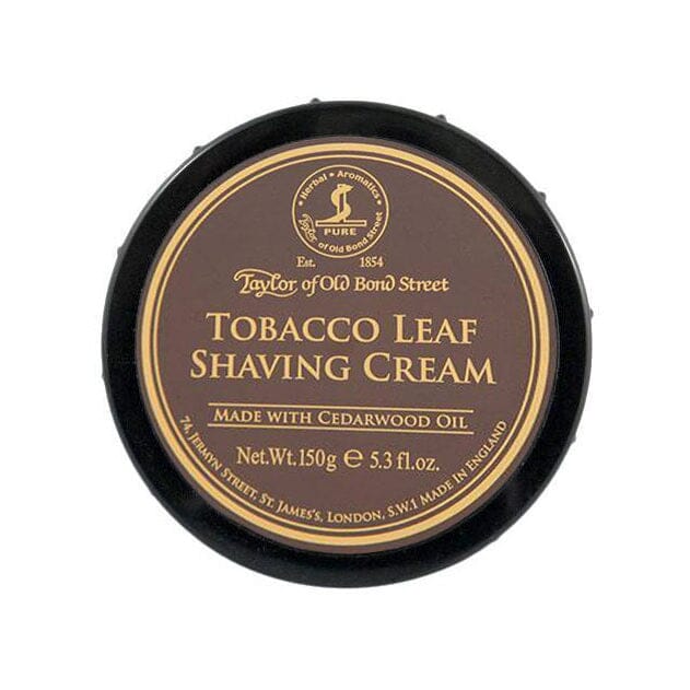 Taylor of Old Bond Street Shaving Cream Bowl, Tobacco Leaf Shaving Cream Taylor of Old Bond Street