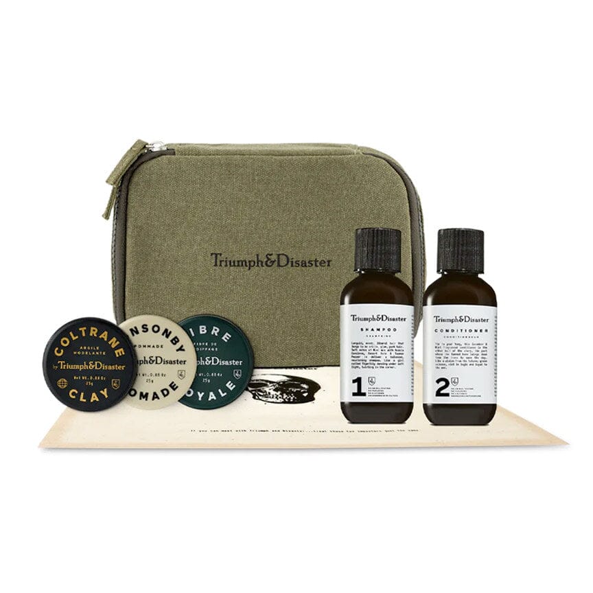 Triumph & Disaster Road Less Travelled Dopp & Haircare Travel Kit Men's Grooming Kit Triumph & Disaster