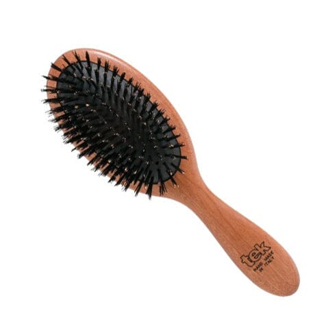 TEK Oval Maghogany Wood and Eco-Bristles Hair Brush Hair Brush TEK