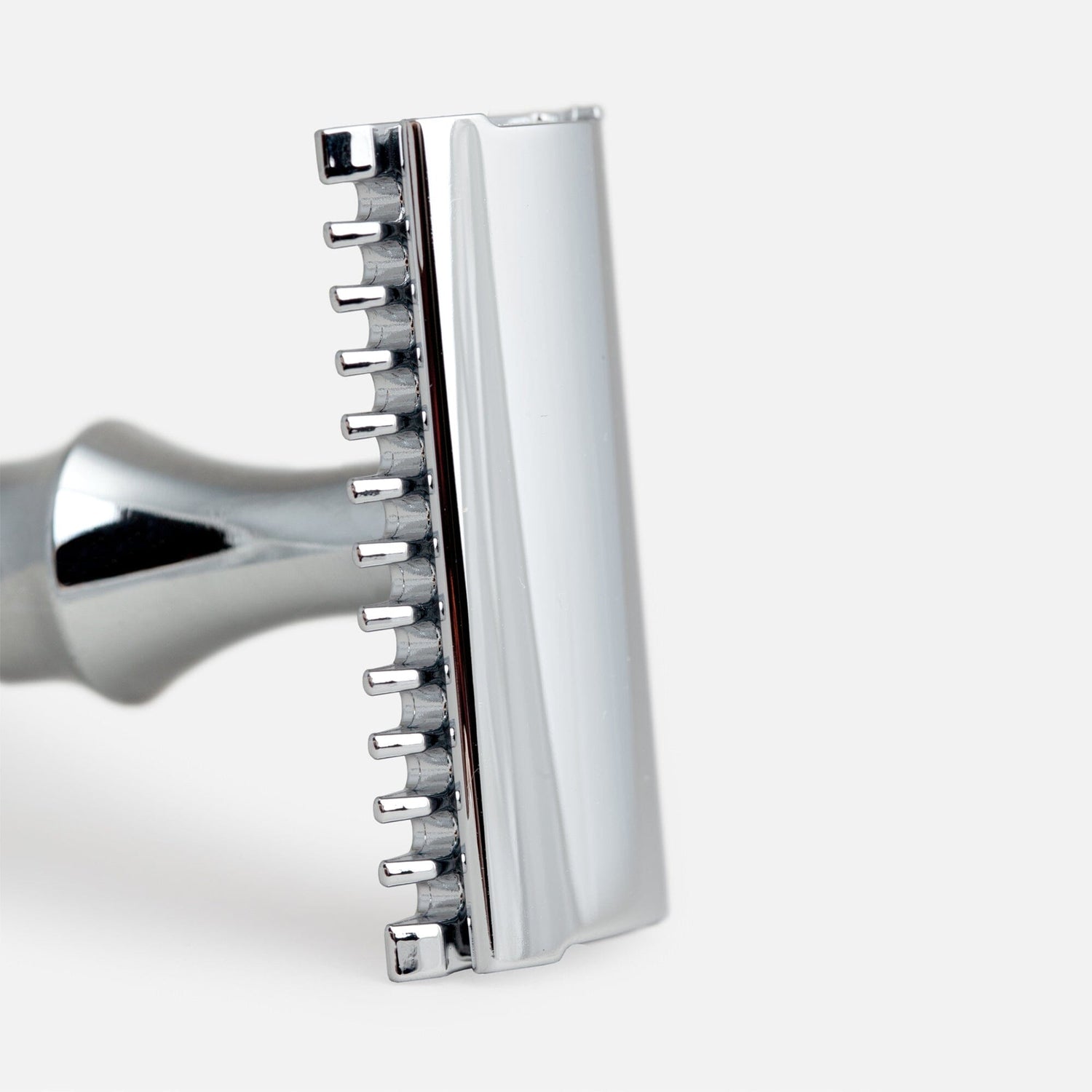 G&F Timor® 1920 Open Comb Safety Razor with Short Stainless Steel Handle Double Edge Safety Razor Timor