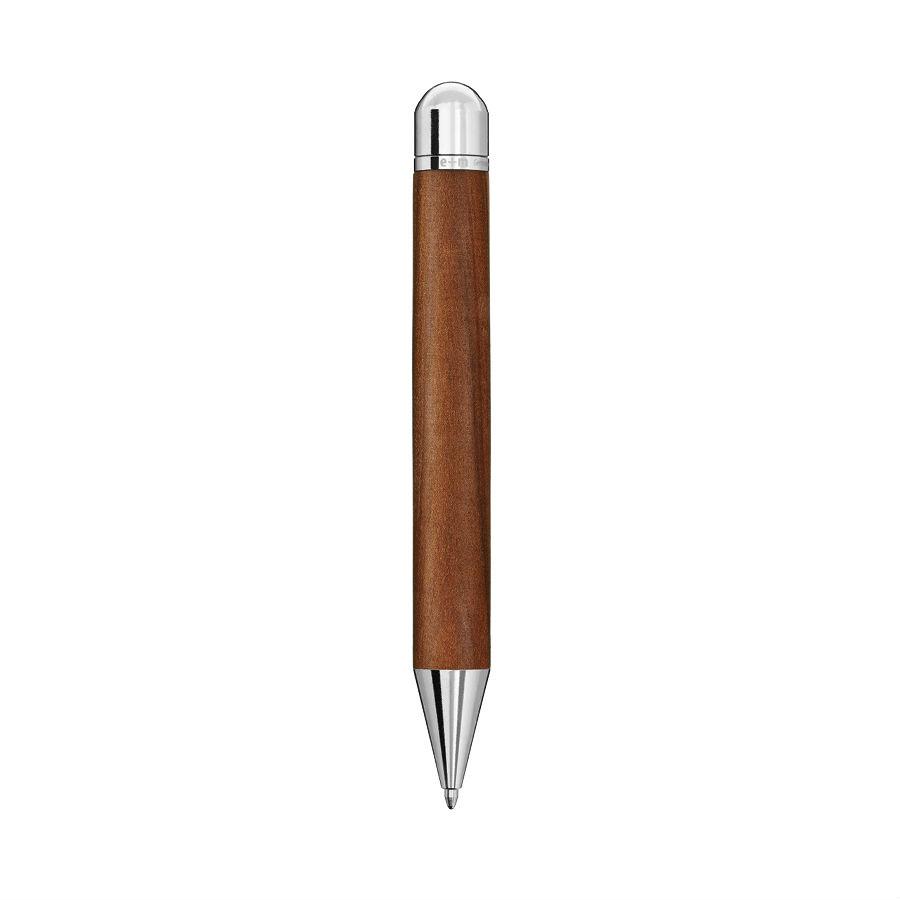 e+m Holzprodukte ‘Wood-in-Wood’ Ballpoint Pen in Wooden Case Ball Point Pen e+m Holzprodukte Cherry Fumed