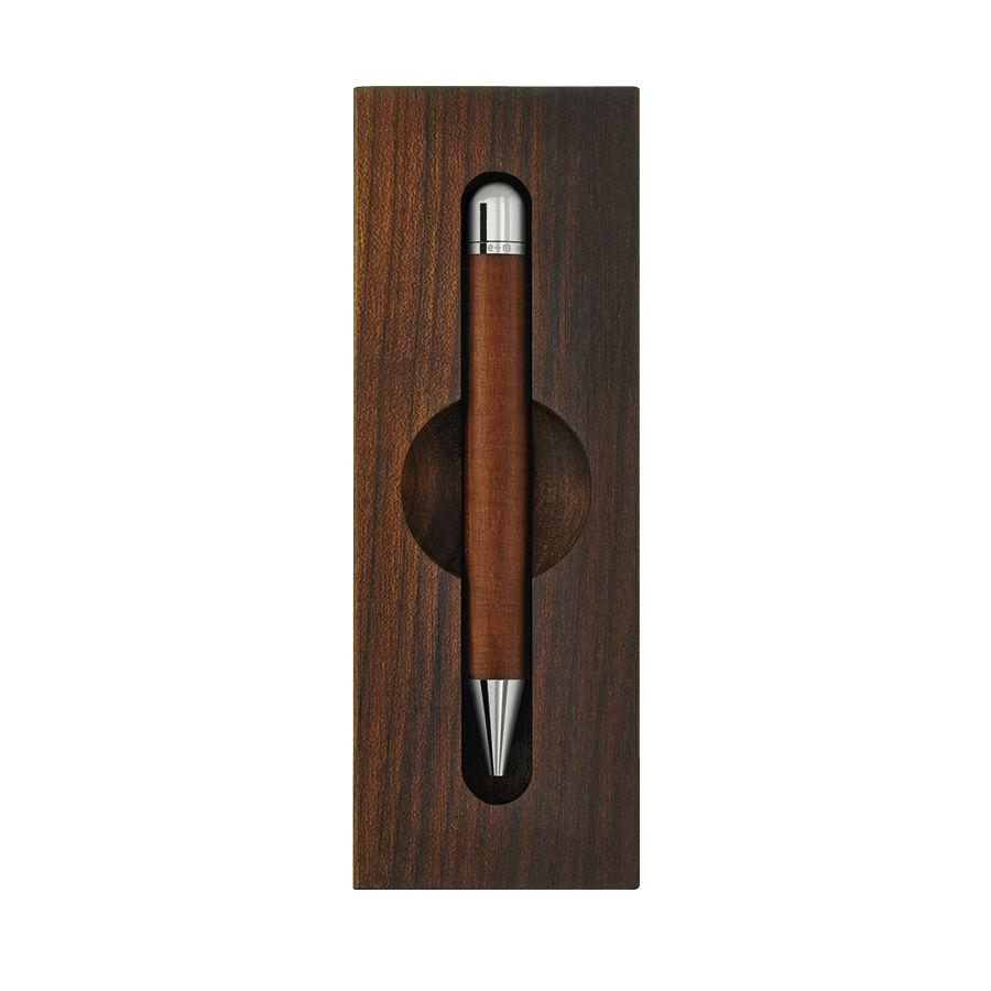e+m Holzprodukte ‘Wood-in-Wood’ Ballpoint Pen in Wooden Case Ball Point Pen e+m Holzprodukte