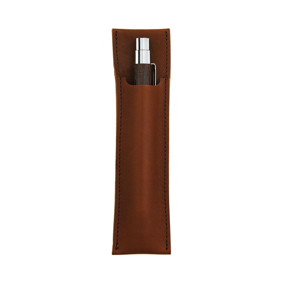 e+m Holzprodukte Pen Leather Case Pen Case e+m Holzprodukte Cognac 