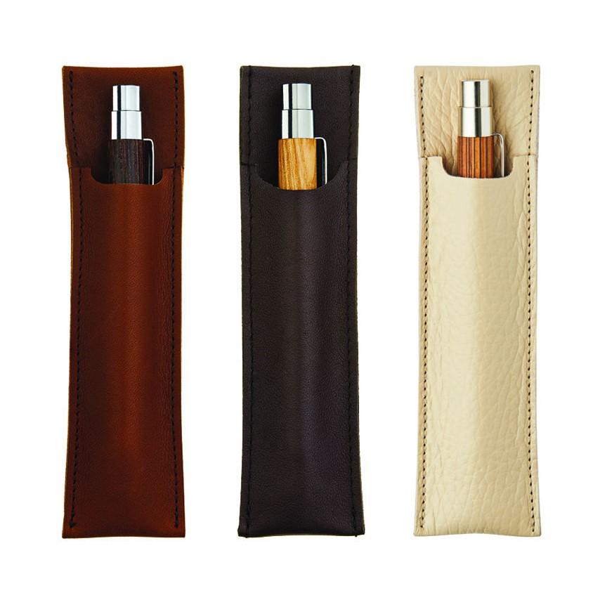 e+m Holzprodukte Pen Leather Case Pen Case e+m Holzprodukte