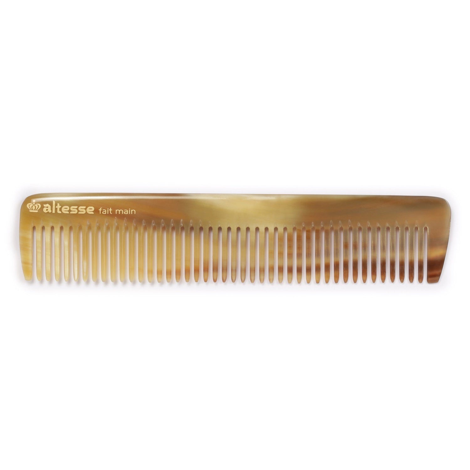 Altesse Handmade Horn Fine Teeth Horn Detangling Comb Comb Altesse
