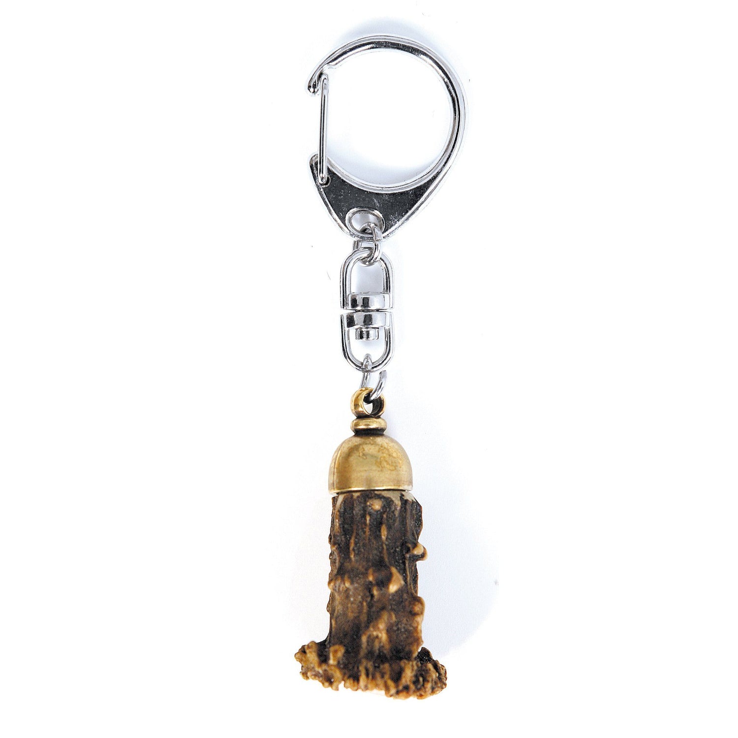 Arture Art & Nature Key Ring with Venison Antler Keyring Arture Art & Nature
