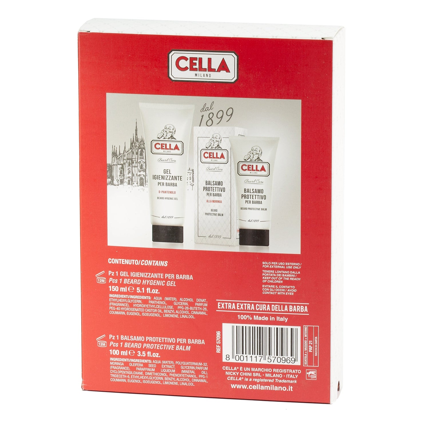 Cella Beard Care Set Beard and Moustache Grooming Cella