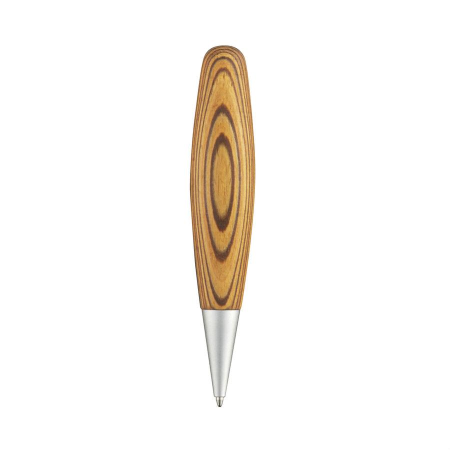 e+m Holzprodukte ‘Move’ Wooden Ballpoint Pen Ball Point Pen e+m Holzprodukte Natural Zebrano