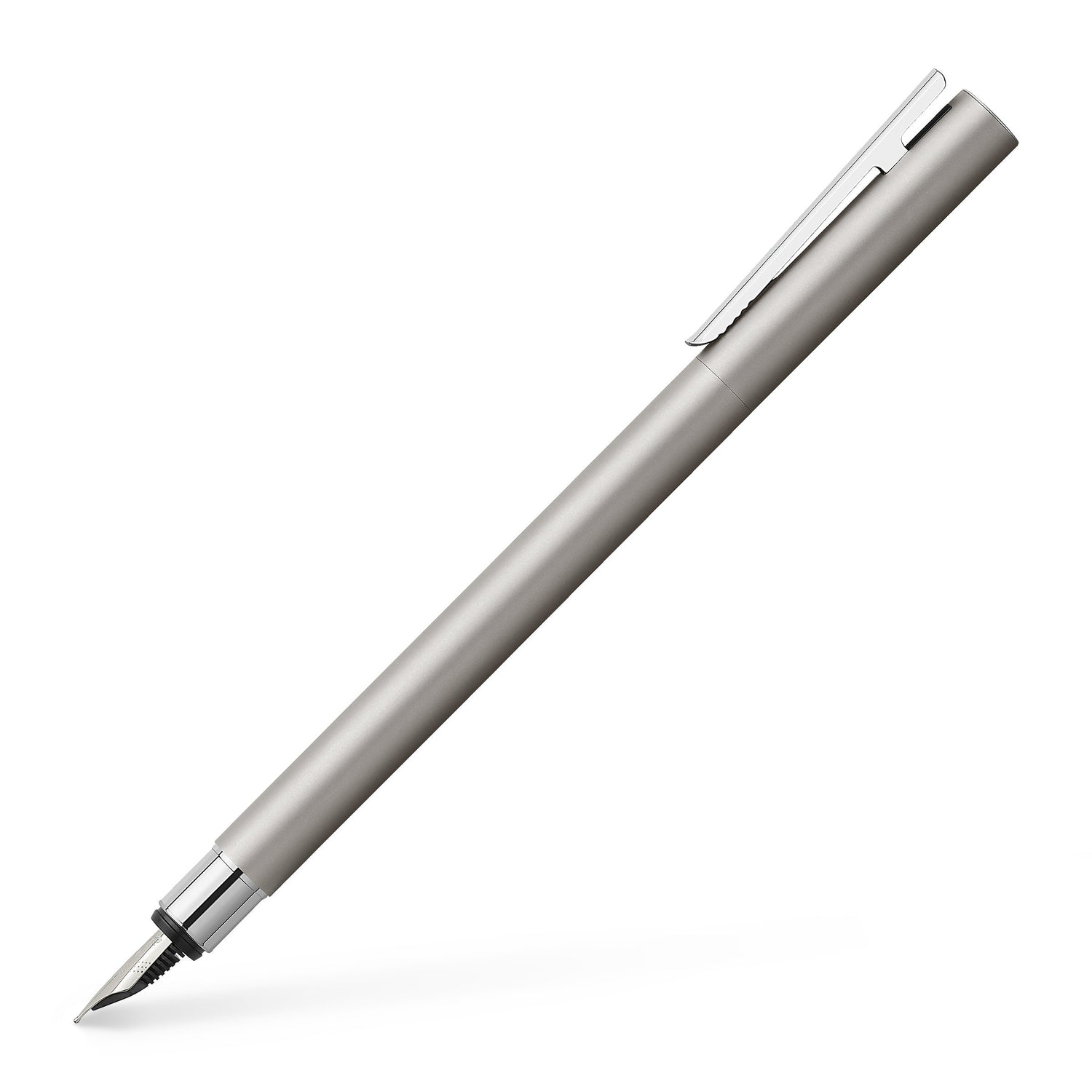Faber-Castell Neo Slim Stainless Steel Fountain Pen Fountain Pen Faber-Castell Matt Fine