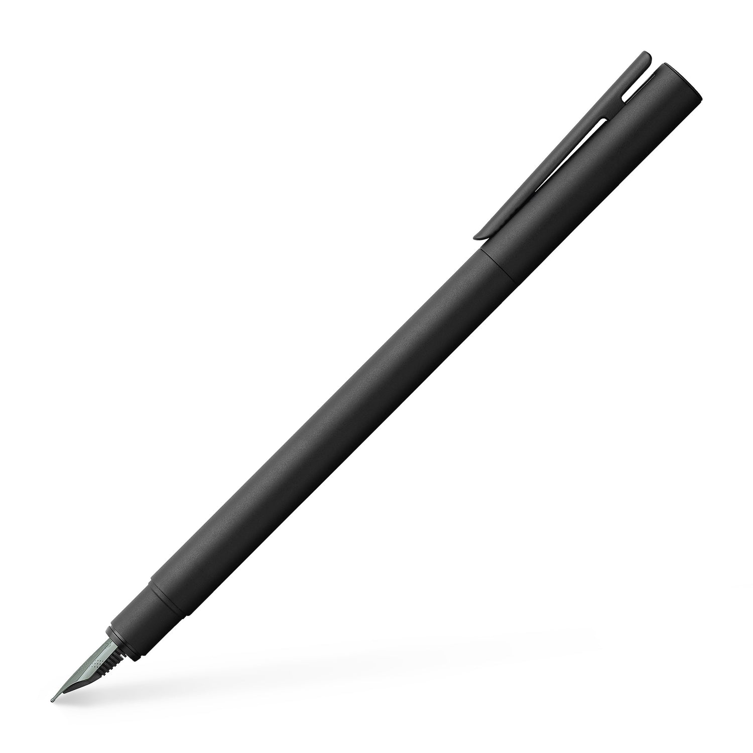 Faber-Castell Neo Slim Stainless Steel Fountain Pen Fountain Pen Faber-Castell Matt Black Fine