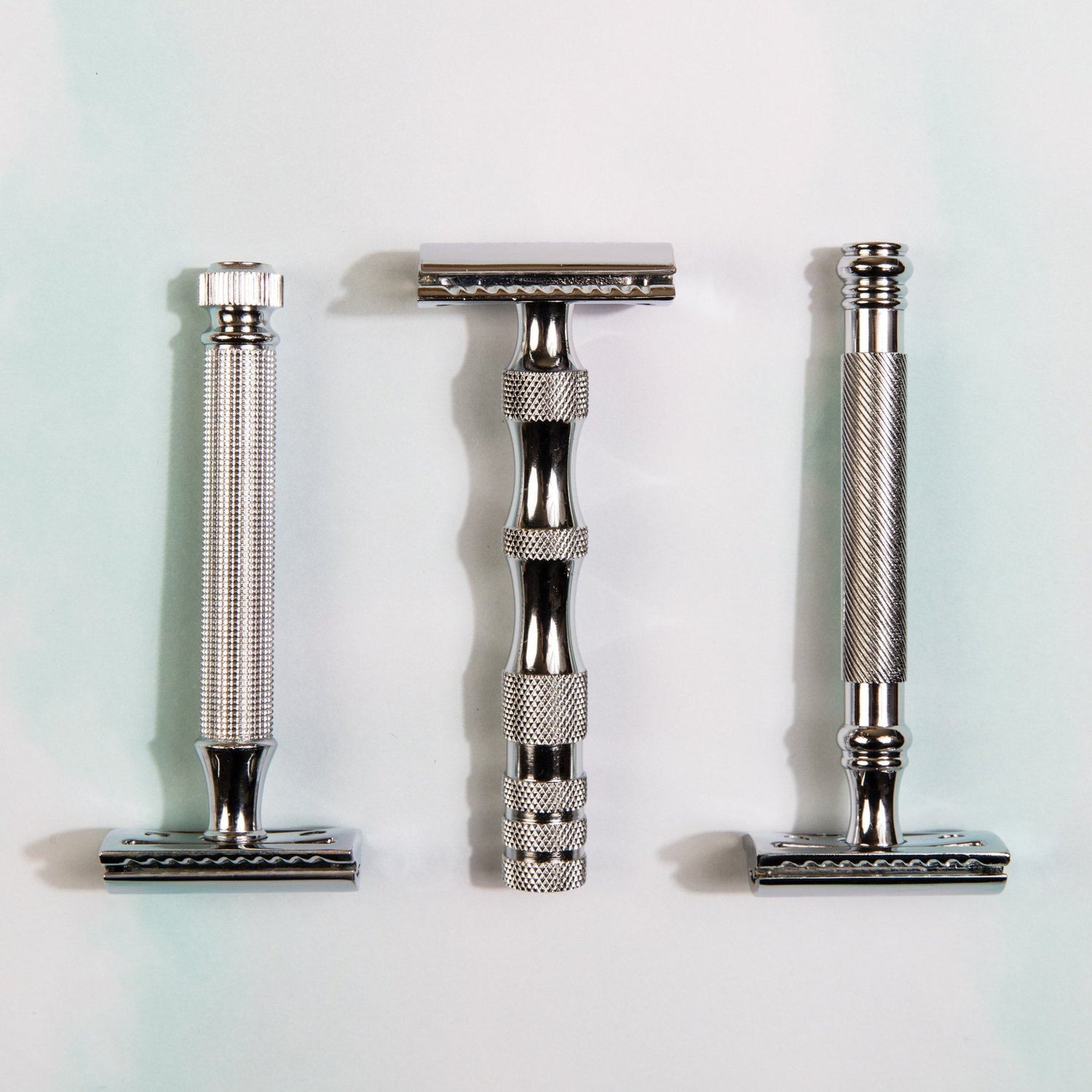 Fendrihan Double Edge Safety Razor, Barber Pole Handle Double Edge Safety Razor Fendrihan