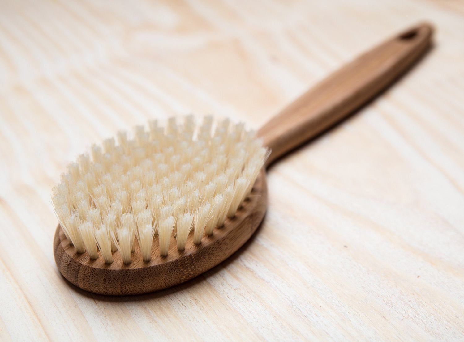 Faller Bamboo Bath Brush with Natural Boar Bristles - Made in Germany Bath Brush Faller