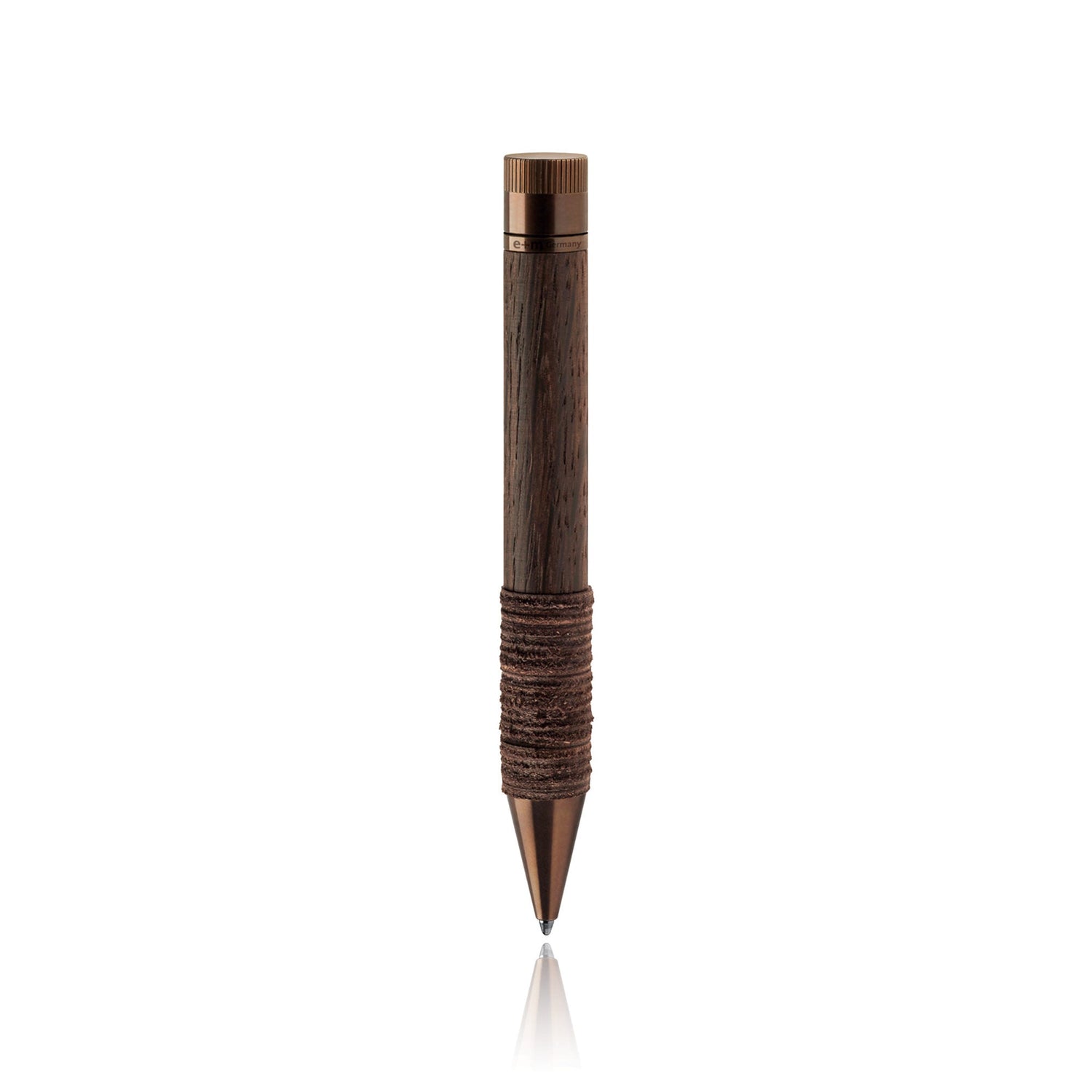 e+m Holzprodukte 'Melange' Twist Ballpoint Pen Ball Point Pen e+m Holzprodukte Black Oak/Vintage