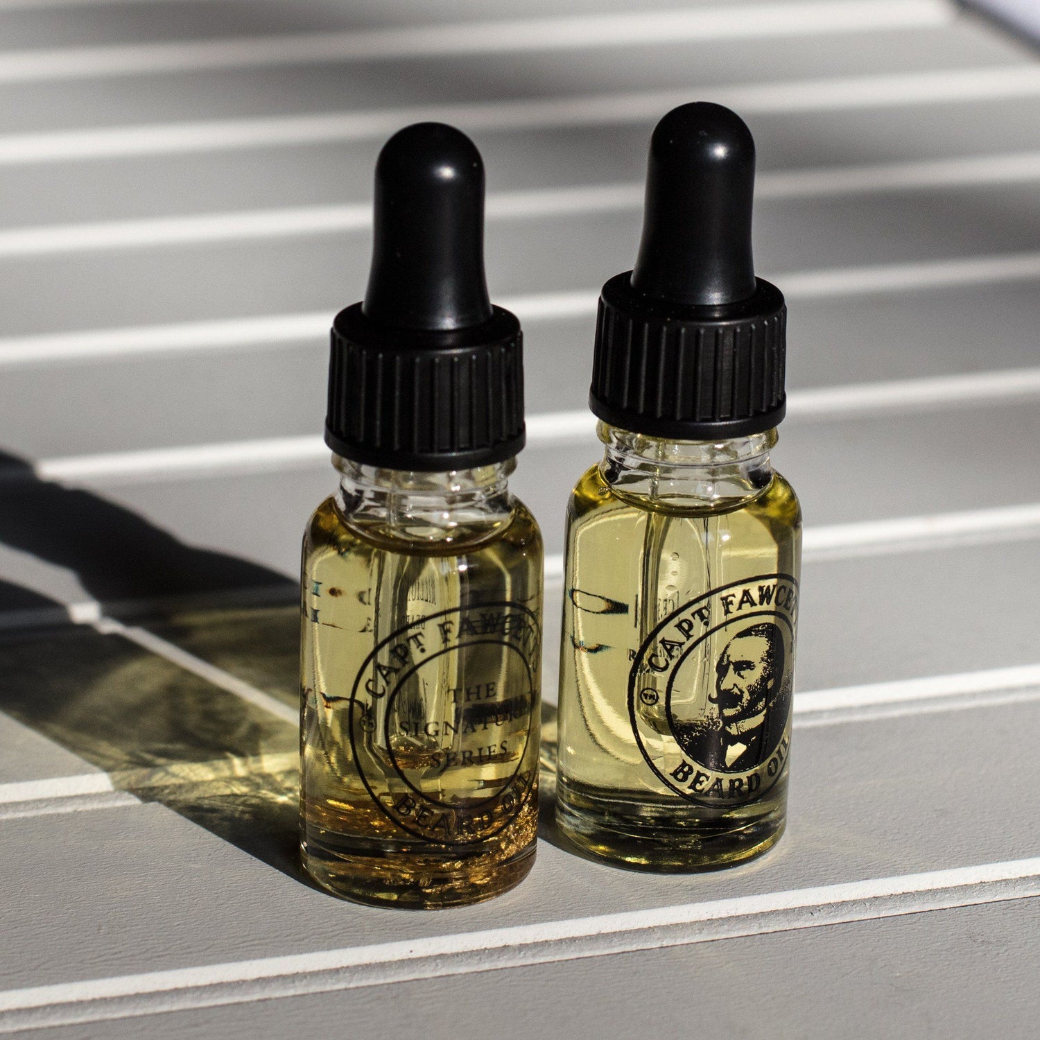 Captain Fawcett Private Stock Beard Oil, Travel Size Beard Oil Captain Fawcett