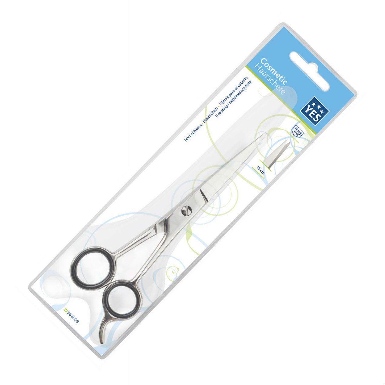 Yes Solingen Nickel-Plated Barber's Scissors Barber Scissors Erbe Solingen