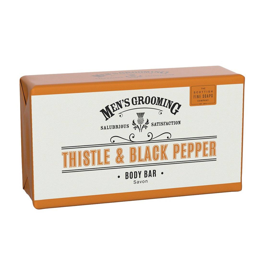 Scottish Fine Soaps Thistle and Black Pepper Body Bar Body Soap Scottish Fine Soaps