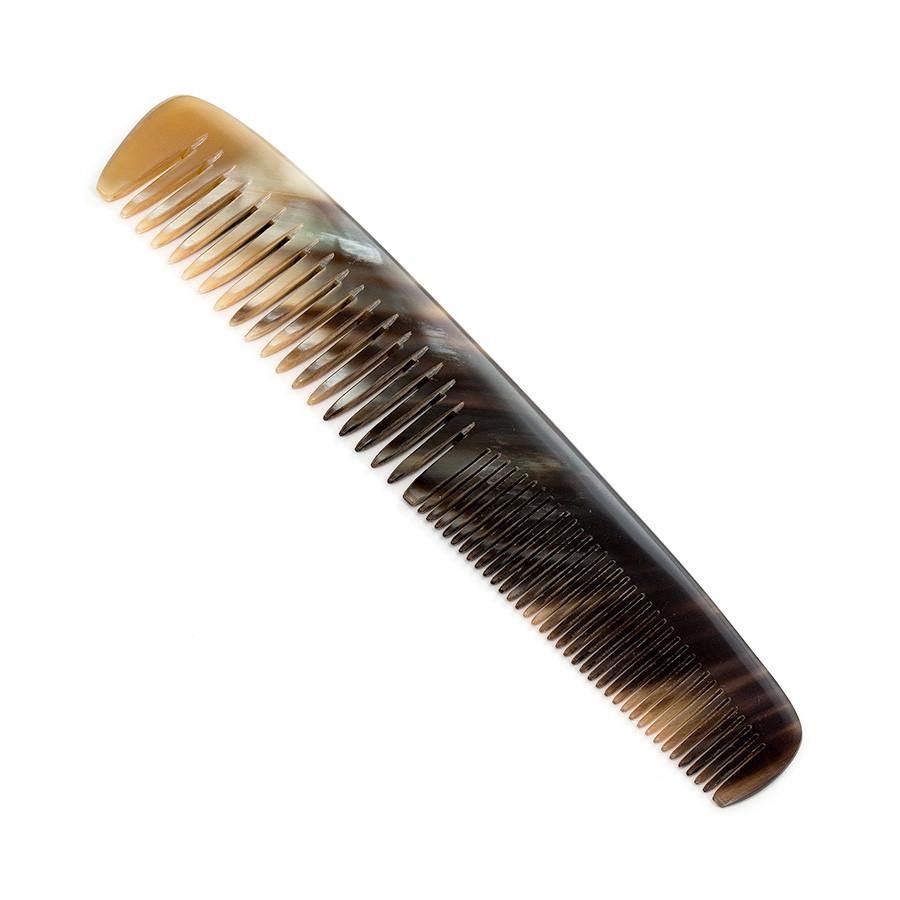 Abbeyhorn Ox Horn Double-Tooth 150mm Pocket Comb Comb Abbeyhorn