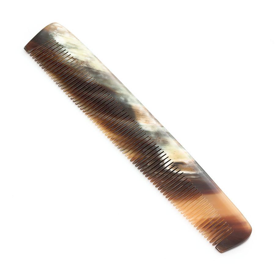 Abbeyhorn Ox Horn Single-Tooth 150mm Pocket Comb Comb Abbeyhorn