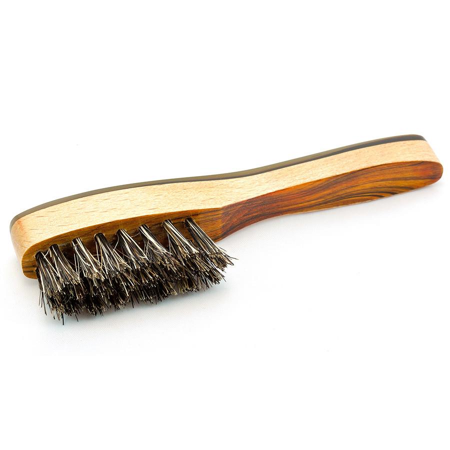 Abbeyhorn Wood, Bristle and Natural Horn Beard Brush Beard Brush Abbeyhorn