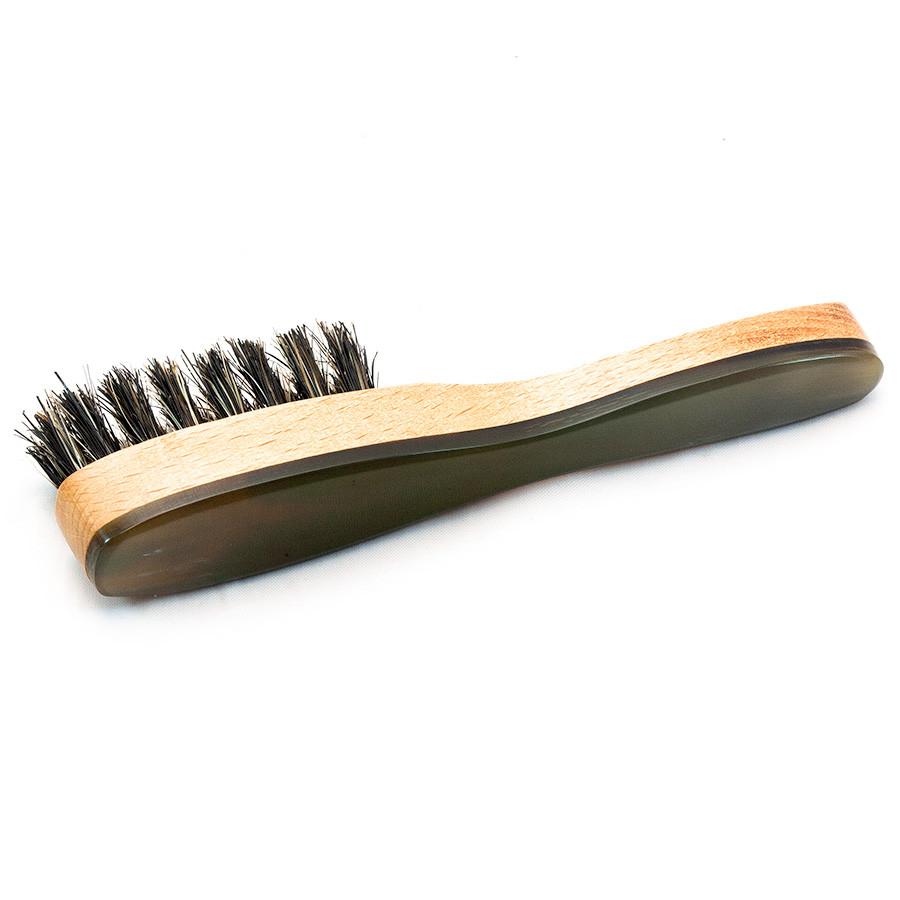 Abbeyhorn Wood, Bristle and Natural Horn Beard Brush Beard Brush Abbeyhorn