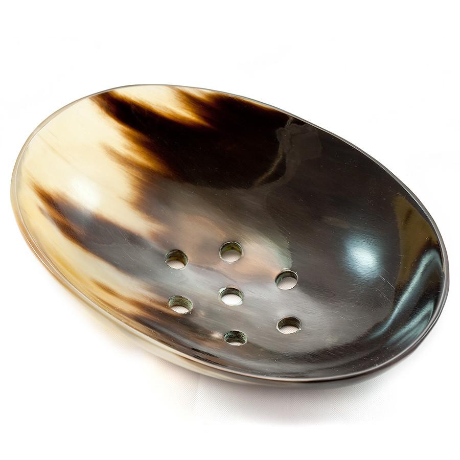 Abbeyhorn Natural Horn Oval Soap Holder Oval Soap Holder Abbeyhorn