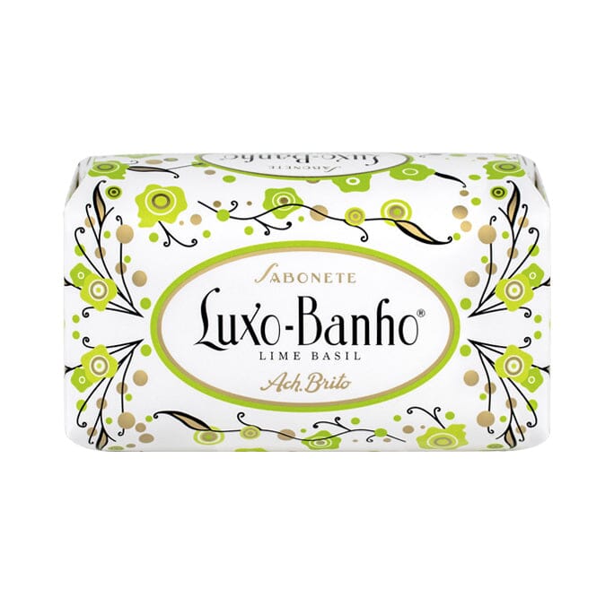 Ach Brito Luxo-Banho Soap Bar, Lime Basil body soap Ach Brito