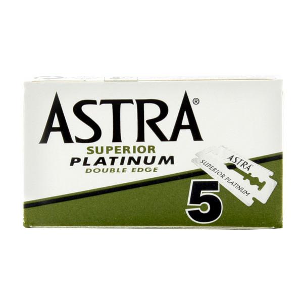 10 Astra Double-Edge Safety Razor Blades Razor Blades Astra Blades