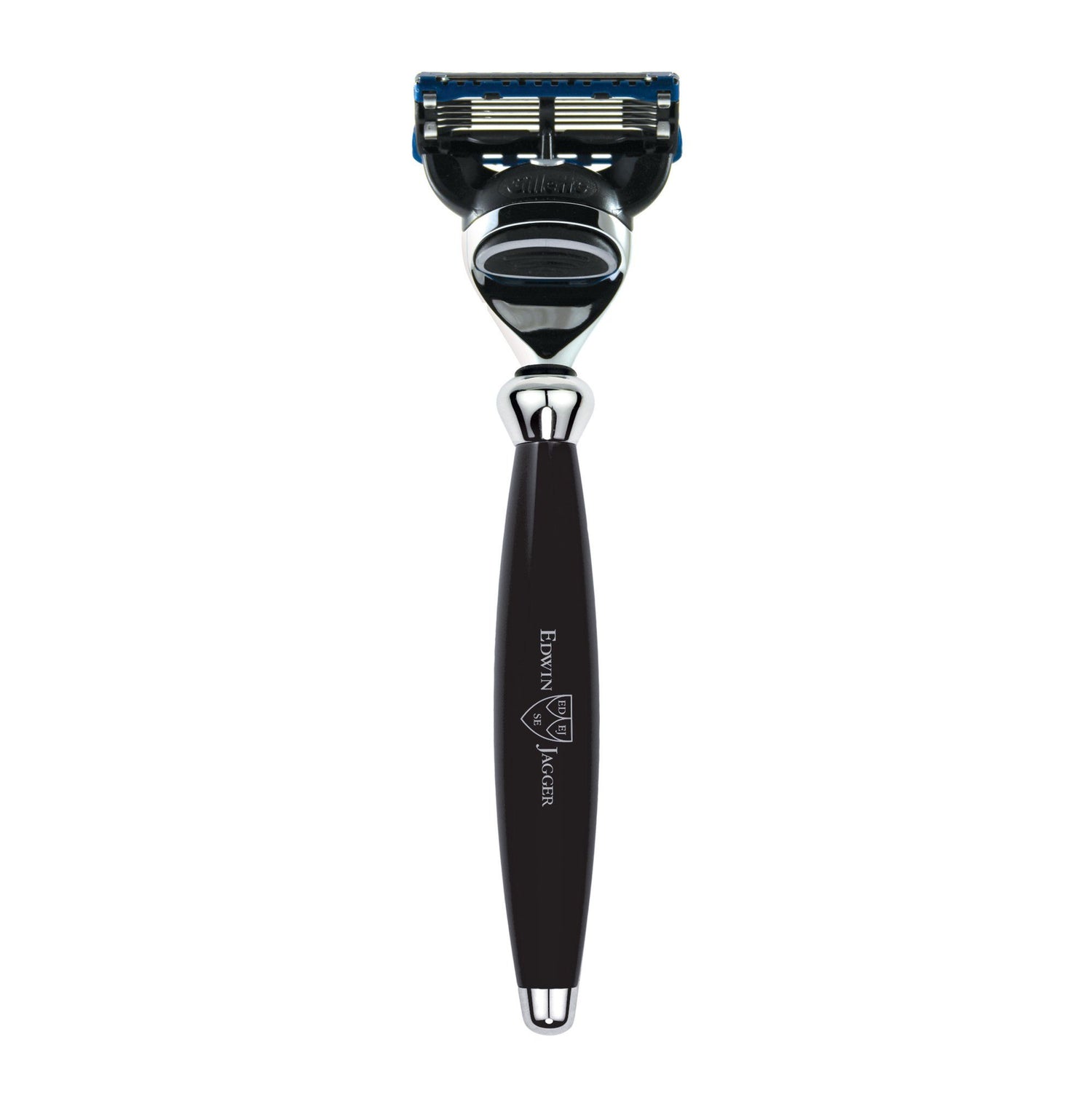 Edwin Jagger Bulbous Gillette Fusion ProGlide Razor Cartridge Type Safety Razor Edwin Jagger Black