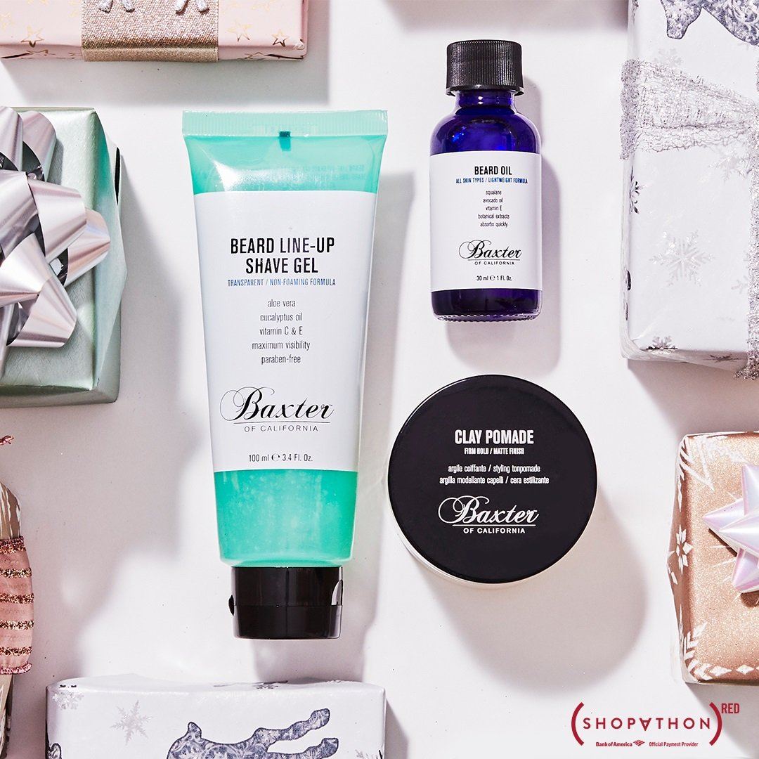 Baxter of California BARBE(RED) Holiday Set Men's Grooming Kit Baxter of California