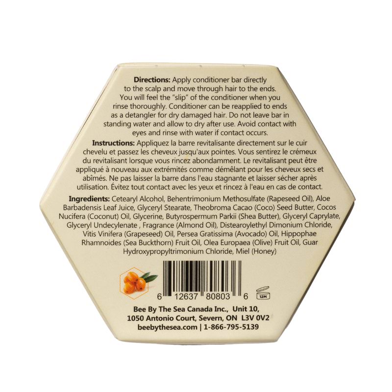 Bee by the Sea Eco Bar Conditioner Bar Hair Conditioner Bee by the Sea