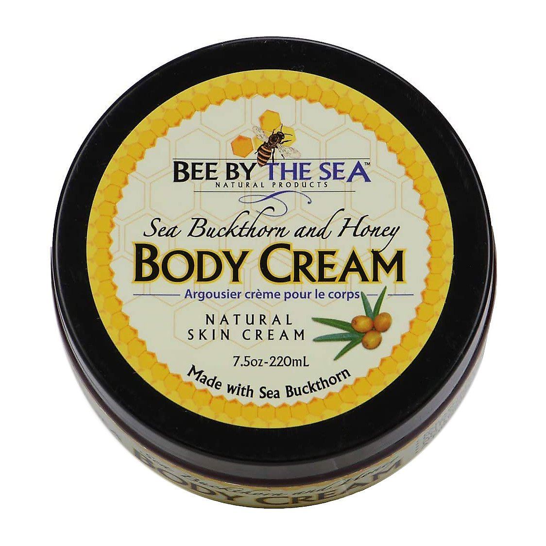 Bee by the Sea Bee Body Cream Body Lotion Bee by the Sea Jar: 7.5 oz (220 ml)