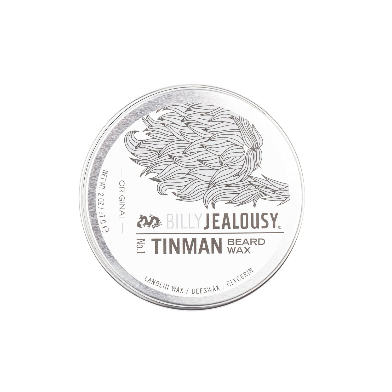 Billy Jealousy Tin Man No. 1 Beard Wax Beard Balm Billy Jealousy
