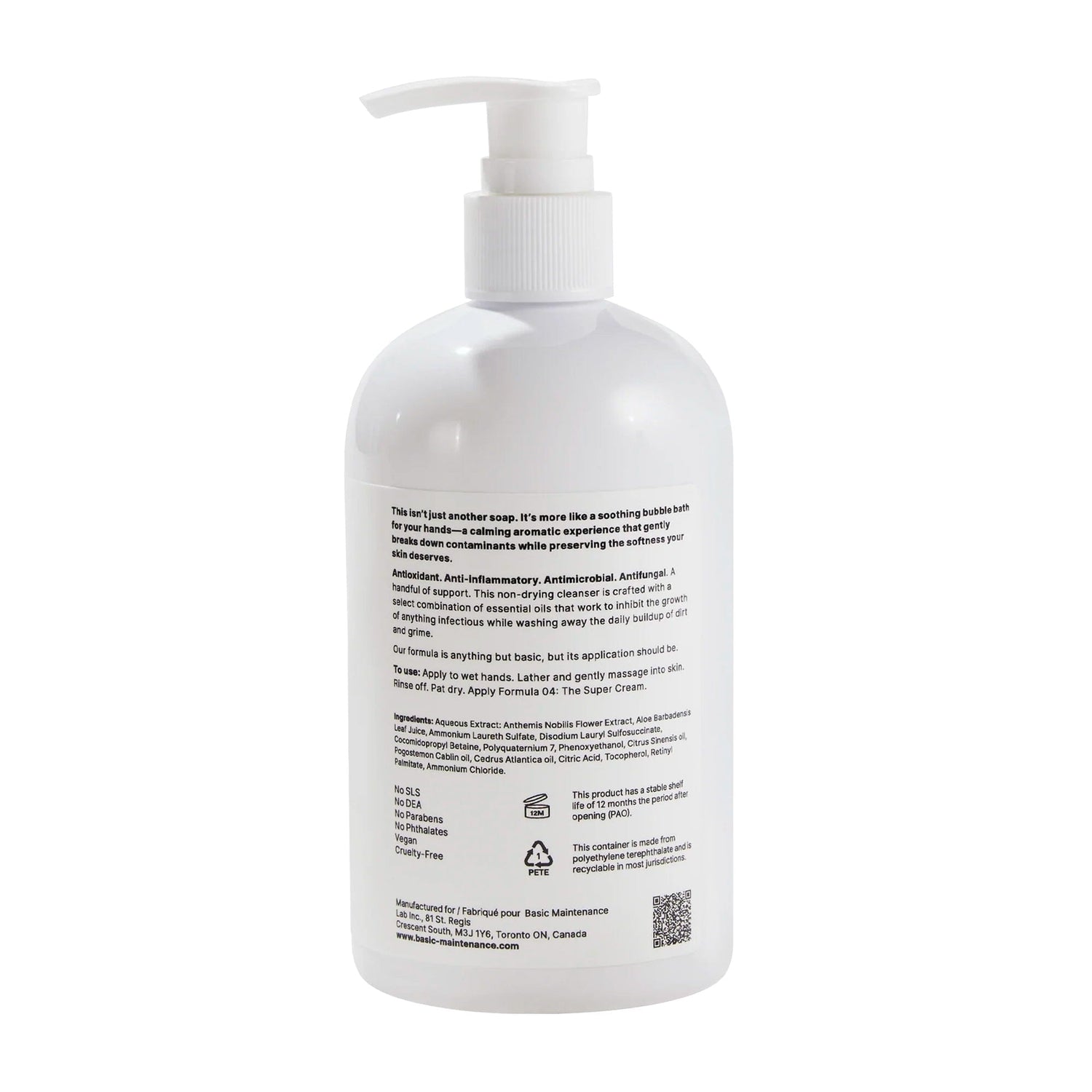 Basic Maintenance Lab™ The Hand Soap Liquid Soap Basic Maintenance Lab™