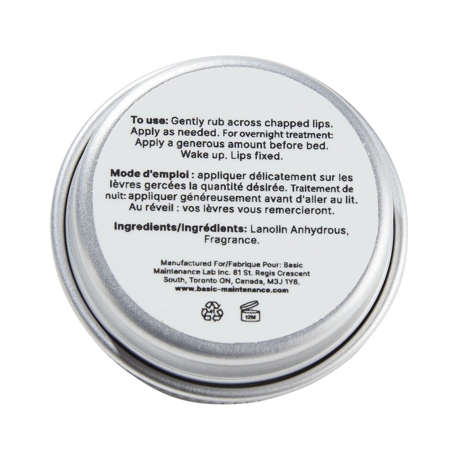 Basic Maintenance Lab™ The Lip Fix Lip Balms Basic Maintenance Lab™