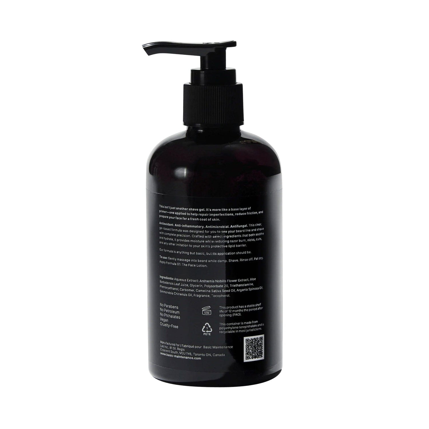 Basic Maintenance Lab™ The Shave Gel Shaving Cream Basic Maintenance Lab™