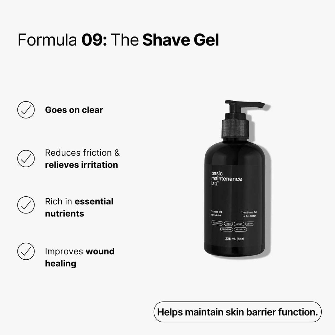 Basic Maintenance Lab™ The Shave Gel Shaving Cream Basic Maintenance Lab™
